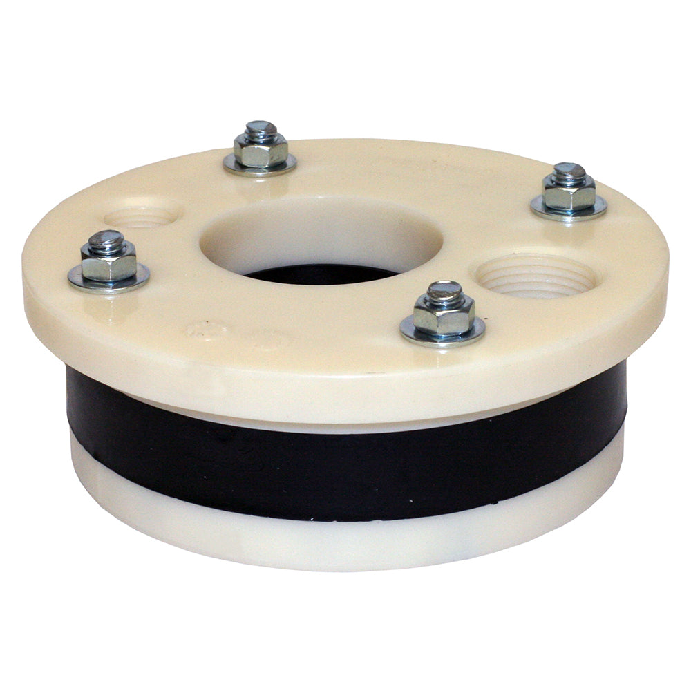 WSP Series Plastic Well Seal - Single Drop Pipe, Solid Top Plate