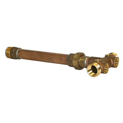1-1/4" No Lead Brass Tank Tees with Union - Fabricated