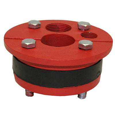 WS Series Cast Iron Well Seal - Single Drop Pipe - Split Top Plate