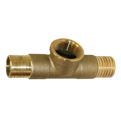 No Lead Yellow Brass Tees - FeMale Iron Pipe