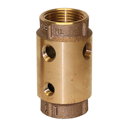 No Lead Bronze Control Center Check Valves 4 Tappings