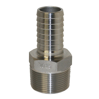Stainless Steel Male Adapters with Hex