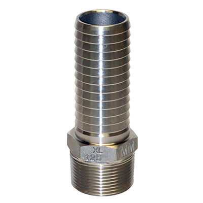 Stainless Steel Extra Long Male Adapters