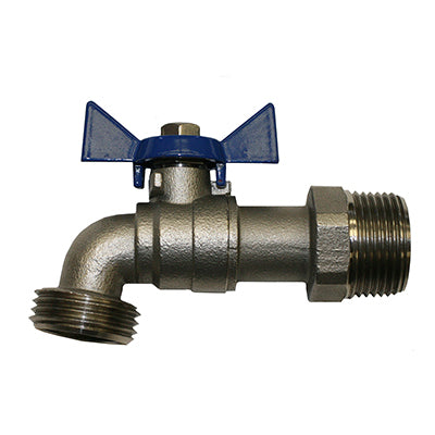 No Lead Brass, Stainless Steel & PVC Boiler Drains with Hose Bibbs