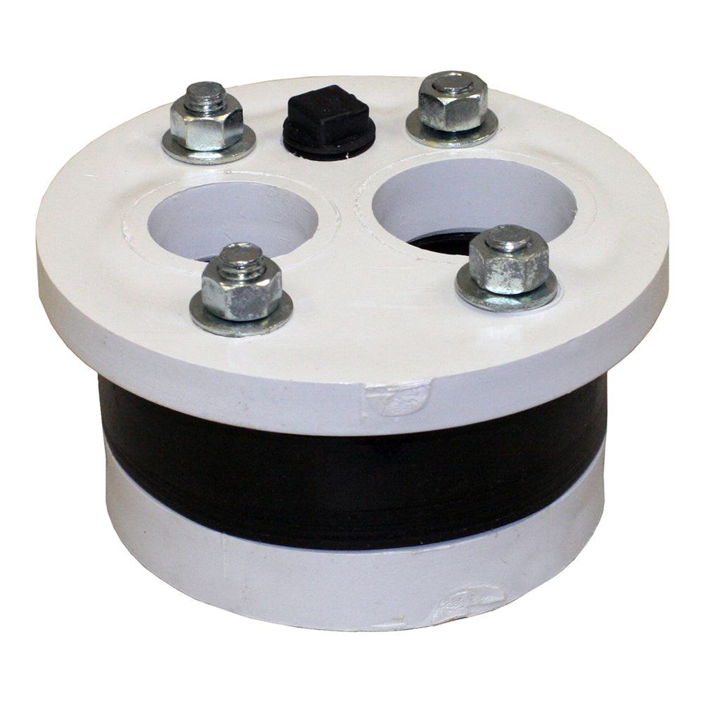 WSP Series Plastic Well Seals - Double Drop Pipe, Solid Top Plate